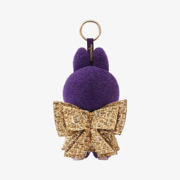 LABUBU × PRONOUNCE -WINGS OF FORTUNE Vinyl Plush Hanging Card Pop Mart Charm Bag - Picture 2 of 7